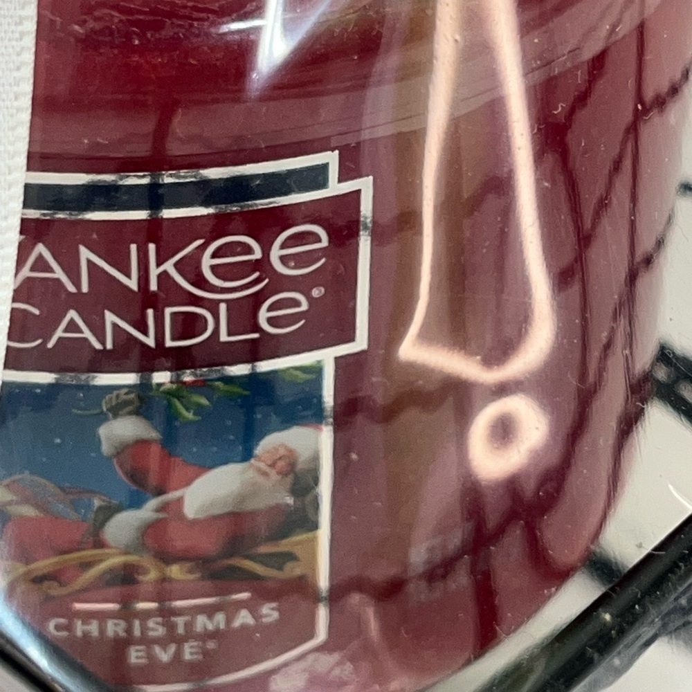 Yankee‎ Candle METAL Sleigh Gift Set CHRISTMAS EVE Scent RED/BLACK NEW - Picture 2 of 7